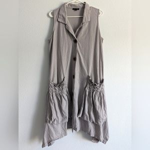 For Cynthia large asymmetrical swing dress